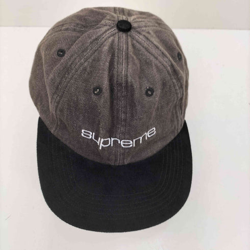 シュプリーム Supreme Denim Suede Compact Logo 6-Panel メンズ