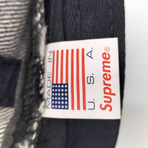 シュプリーム Supreme Denim Suede Compact Logo 6-Panel メンズ