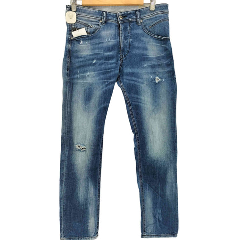 ディーゼル DIESEL BELTHER ダメージ加工 ボタンダウン ストレッチデニム メンズ W30 L30