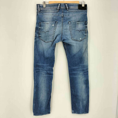 ディーゼル DIESEL BELTHER ダメージ加工 ボタンダウン ストレッチデニム メンズ W30 L30