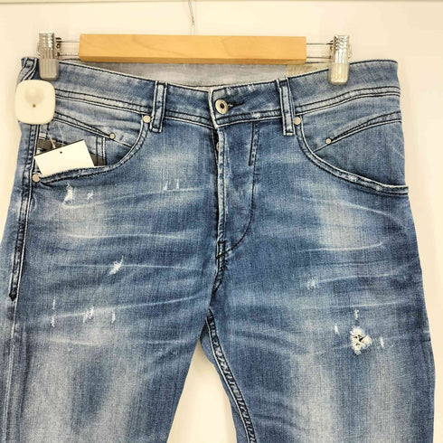 ディーゼル DIESEL BELTHER ダメージ加工 ボタンダウン ストレッチデニム メンズ W30 L30