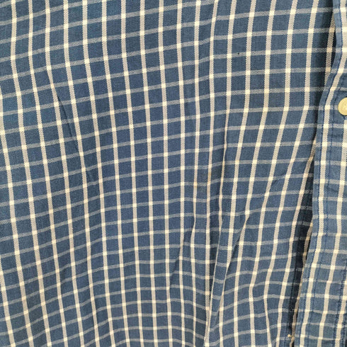 チャップスラルフローレン CHAPS RALPH LAUREN 00s チェック コットン シングルポケット ボタンダウンシャツ メンズ import:XL