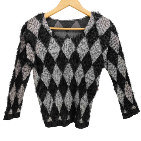 プリーツプリーズイッセイミヤケ PLEATS PLEASE ISSEY MIYAKE 07AW DIAMOND PRINT TOP ダイヤモンド プリント プリーツトップ レディース JPN:3