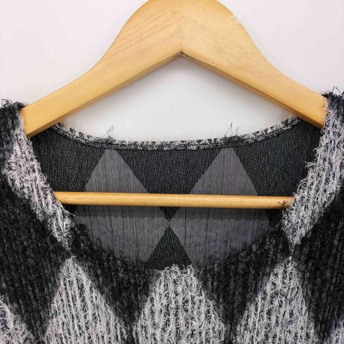プリーツプリーズイッセイミヤケ PLEATS PLEASE ISSEY MIYAKE 07AW DIAMOND PRINT TOP ダイヤモンド プリント プリーツトップ レディース JPN:3