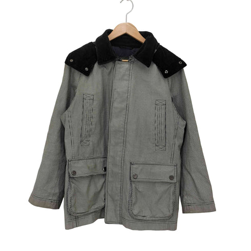 マッキントッシュロンドン Mackintosh LONDON 千鳥柄 ハンティングジャケット 襟コーデュロイ メンズ