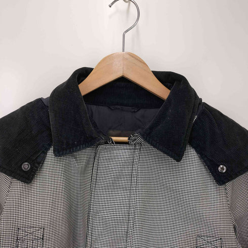 マッキントッシュロンドン Mackintosh LONDON 千鳥柄 ハンティングジャケット 襟コーデュロイ メンズ