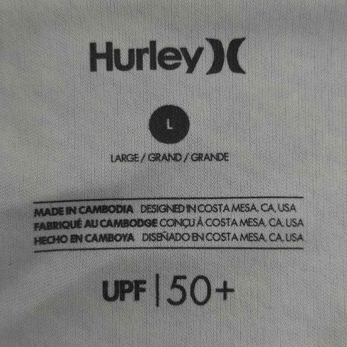 ハーレー Hurley RASH ZIP HIGH NECK ラッシュガード メンズ import:L