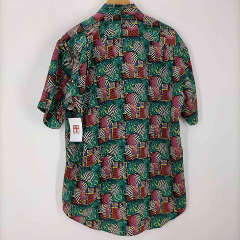 バンソン VANSON Casual Creation 総柄 S/S シャツ メンズ import:L
