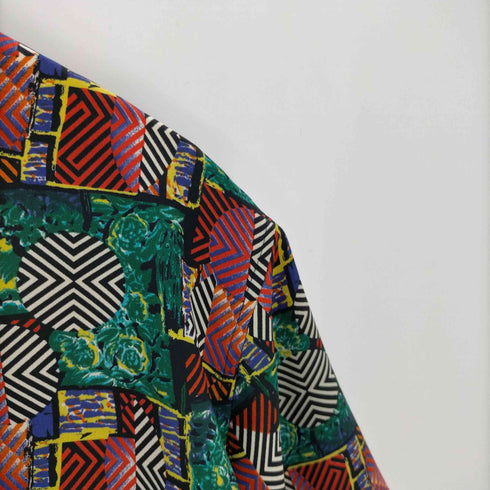 バンソン VANSON Casual Creation 総柄 S/S シャツ メンズ import:L