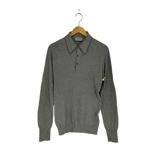 ジョンスメドレー JOHN SMEDLEY MADE IN ENGLAND ニットポロ メンズ S