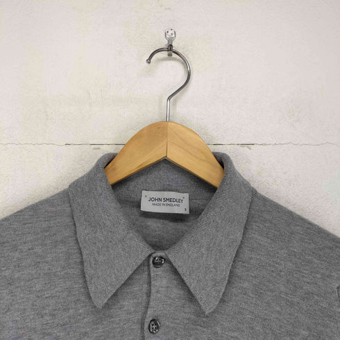 ジョンスメドレー JOHN SMEDLEY MADE IN ENGLAND ニットポロ メンズ S