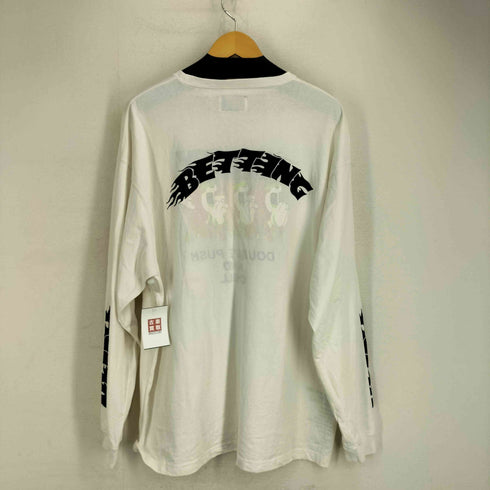 タインダブルプッシュ TAIN DOUBLE PUSH リバーシブル キャラクタープリント L/S TEE メンズ