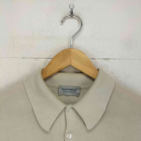 ジョンスメドレー JOHN SMEDLEY MADE IN ENGLAND ニットポロ メンズ XS