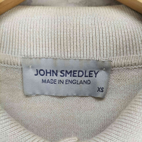 ジョンスメドレー JOHN SMEDLEY MADE IN ENGLAND ニットポロ メンズ XS