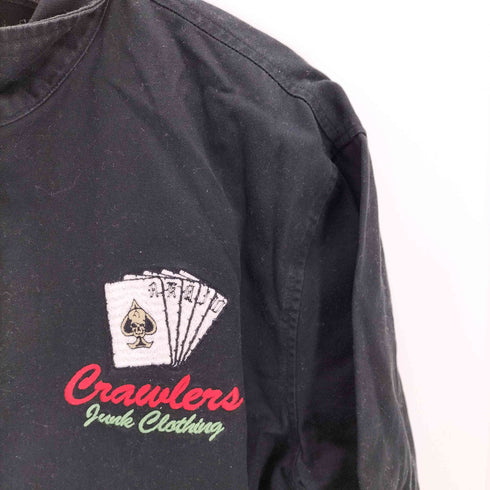 バックストリートクローラー BACK STREET CRAWLER 龍 トランプ 刺繍スイングトップ メンズ JPN:L