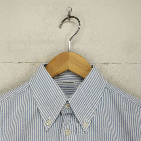 インディヴィジュアライズドシャツ individualized shirts USA製 STABDARD FIT ストライプBDシャツ メンズ 14 1/2-32
