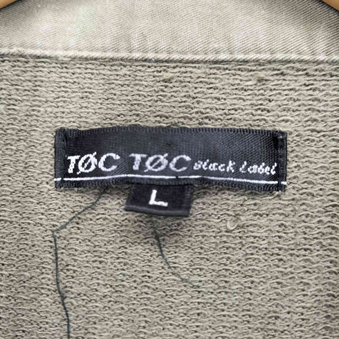 Y2K TOC TOC Black LABEL ミリタリーノースリーブシャツ メンズ JPN:L