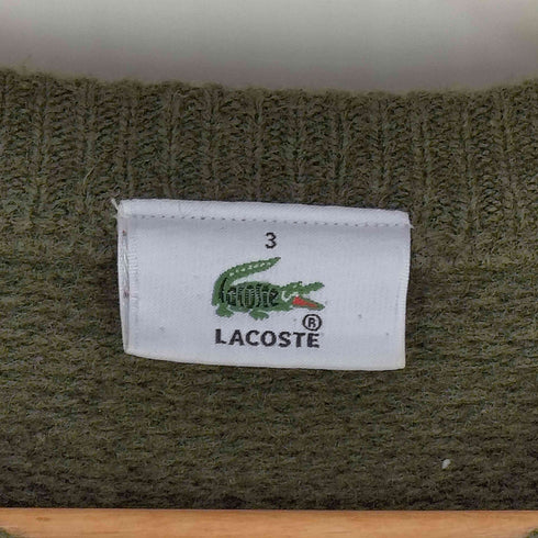 ラコステ LACOSTE フェアアイル柄 ウールアクリル ニット メンズ 3