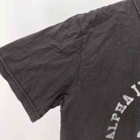 アルファインダストリーズ ALPHA INDUSTRIES 4段 カプセル スカルプリントTシャツ メンズ JPN:L