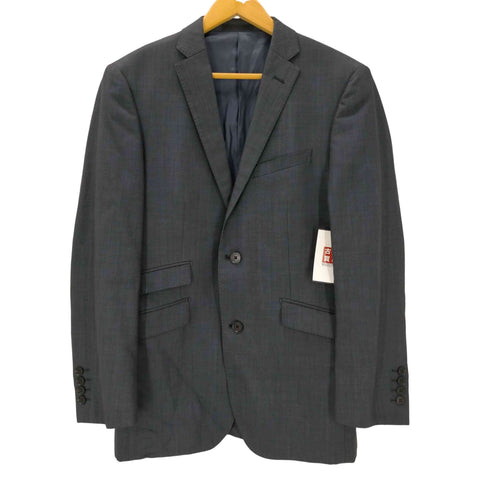 バーバリーブラックレーベル BURBERRY BLACK LABEL Striped Silk Wool Tailored Jacket 裏地背抜き 内ポケ裏 ノバチェック シャドー ストライプ シルク ウール 2B テーラード ジャケット メンズ 38