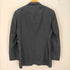 バーバリーブラックレーベル BURBERRY BLACK LABEL Striped Silk Wool Tailored Jacket 裏地背抜き 内ポケ裏 ノバチェック シャドー ストライプ シルク ウール 2B テーラード ジャケット メンズ 38