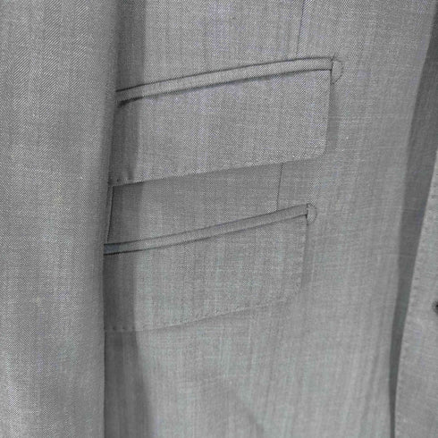バーバリーブラックレーベル BURBERRY BLACK LABEL Striped Silk Wool Tailored Jacket 裏地背抜き 内ポケ裏 ノバチェック シャドー ストライプ シルク ウール 2B テーラード ジャケット メンズ 38