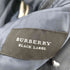 バーバリーブラックレーベル BURBERRY BLACK LABEL Striped Silk Wool Tailored Jacket 裏地背抜き 内ポケ裏 ノバチェック シャドー ストライプ シルク ウール 2B テーラード ジャケット メンズ 38