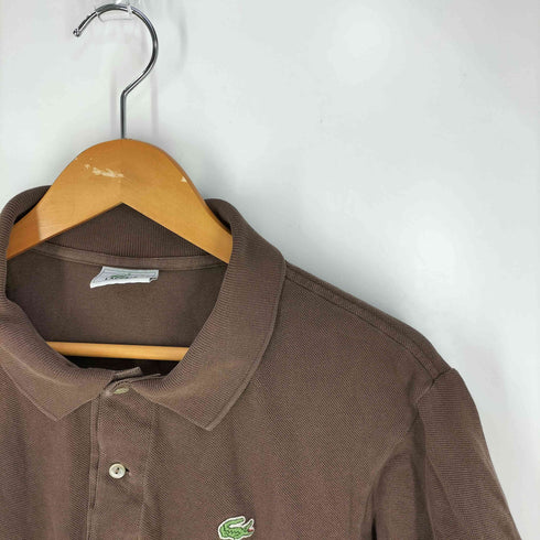 ラコステ LACOSTE ワッペン 鹿の子ポロシャツ メンズ 9