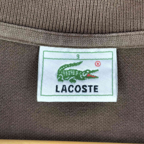 ラコステ LACOSTE ワッペン 鹿の子ポロシャツ メンズ 9