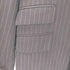 バーバリーブラックレーベル BURBERRY BLACK LABEL Striped Summer Super 100s Wool Tailored Jacket 裏地赤玉虫 背抜き 内ポケ裏 ノバチェック ストライプ Super 100s サマーウール 3B テーラード ジャケット メンズ 36