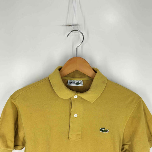 シュミーズラコステ CHEMISE LACOSTE フランス製 ワッペン 鹿の子ポロシャツ メンズ 3