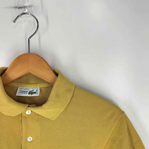 シュミーズラコステ CHEMISE LACOSTE フランス製 ワッペン 鹿の子ポロシャツ メンズ 3