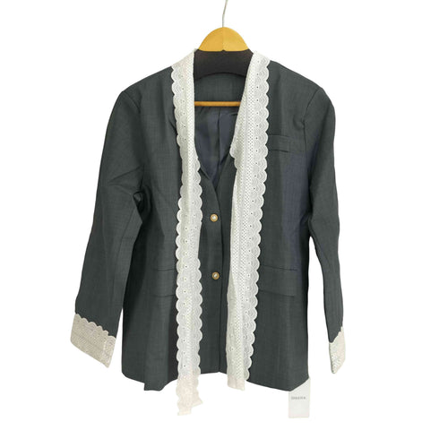 シーナデレイ SHEENA DEL RAY レースリボンタイドッキングジャケット レディース JPN:M