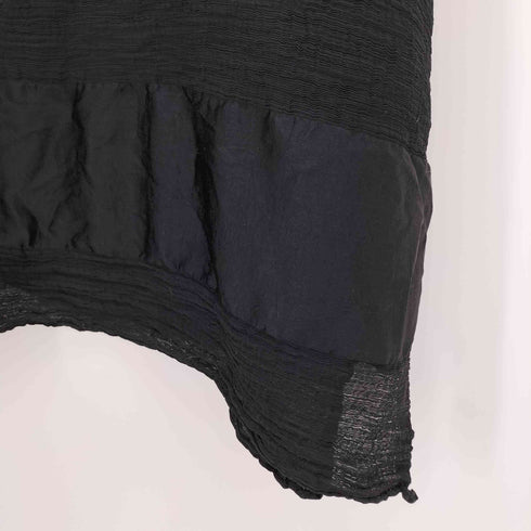 ミーイッセイミヤケ me ISSEY MIYAKE 09SS 製品染め加工 シアー切替 プリーツワンピース レディース