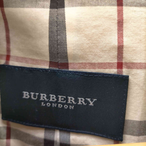 バーバリーロンドン BURBERRY LONDON Balmacaan Long Coat 裏地 ノバチェック 混紡生地 バルマカーン ステンカラー ロング コート メンズ import:M
