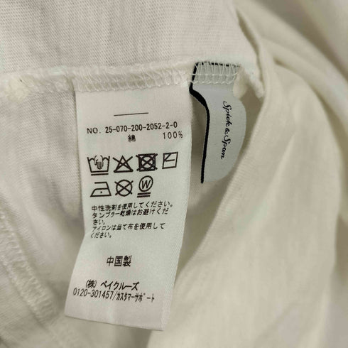 スピックアンドスパン Spick and Span フロッキーロゴラブTシャツ レディース