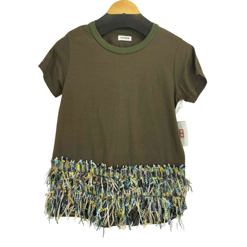 コーヘン COOHEM ファンシーフリンジ S/S TEE レディース JPN:36