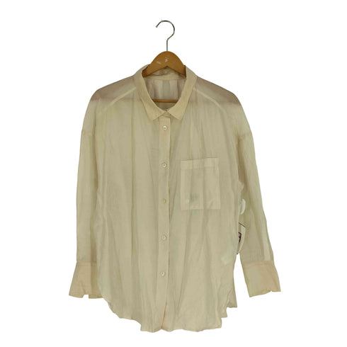 グリーンレーベルリラクシング GREEN LABEL RELAXING シアー ローン オーバー シャツ レディース JPN:L