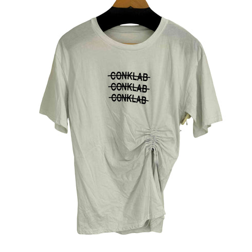 CONKLAB ドローコードデザイン バックプリント S/S TEE レディース