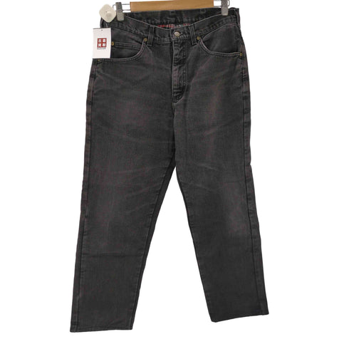 エルエルビーン L.L.Bean USA製 裏タータンネルチェック ユニオンチケット ブラック デニム パンツ メンズ 34×30