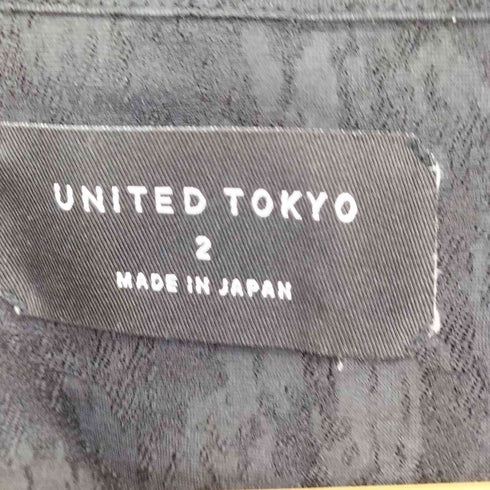 ユナイテッドトウキョウ UNITED TOKYO リネンライクジャガード オープンカラーシャツ メンズ JPN:2