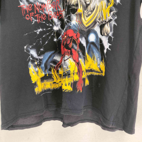 ベルシュカ BERSHKA バンドプリント S/S TEE レディース import:XS