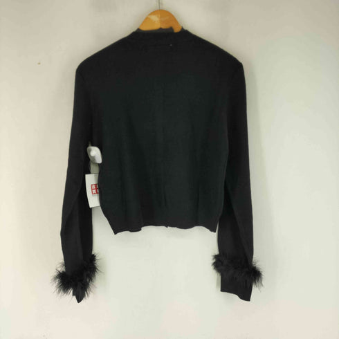 ザラ ZARA 袖ファー付き カーディガン レディース 13-14