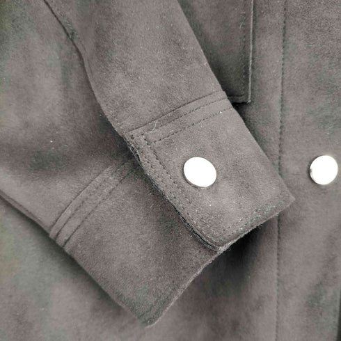 ザラ ZARA フェイクスエードシャツジャケット レディース import:XS