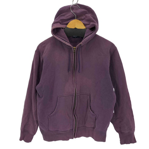 ユニクロ UNIQLO 90-00s OLD 紺タグ フェード ナス紺 ジップパーカー メンズ JPN:L