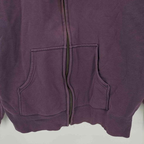 ユニクロ UNIQLO 90-00s OLD 紺タグ フェード ナス紺 ジップパーカー メンズ JPN:L