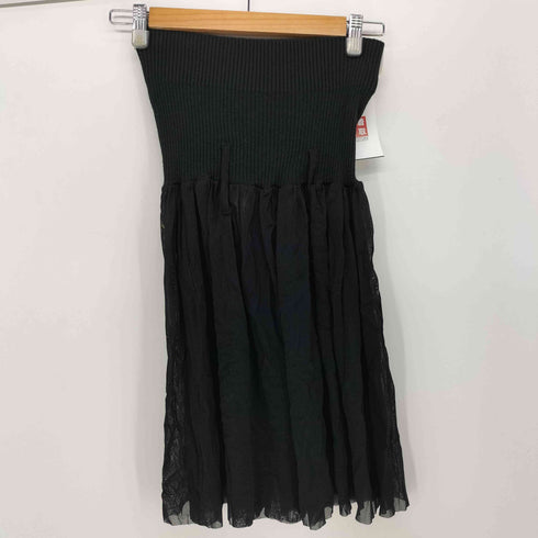 ジャンポールゴルチエフェム Jean Paul GAULTIER FEMME 90-2000S リブ切替 ハイウエスト パワーネットスカート レディース 40