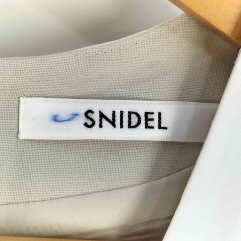 スナイデル snidel 24SS サイドプリーツバイカラーワンピ レディース JPN:2