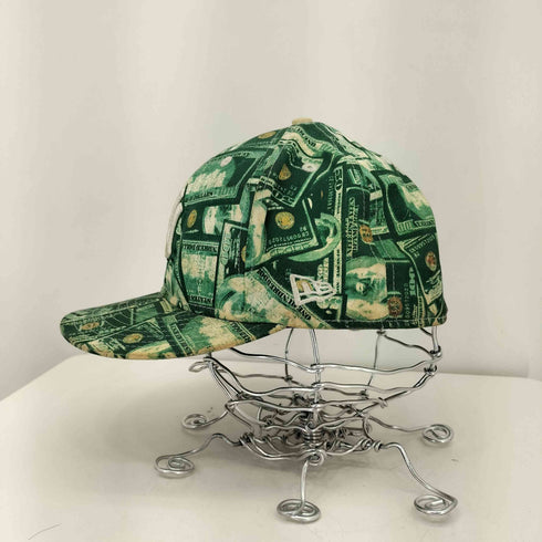 ニューエラ NEW ERA 総柄 チームロゴ 6パネルキャップ メンズ 7 3/8