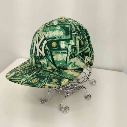 ニューエラ NEW ERA 総柄 チームロゴ 6パネルキャップ メンズ 7 3/8